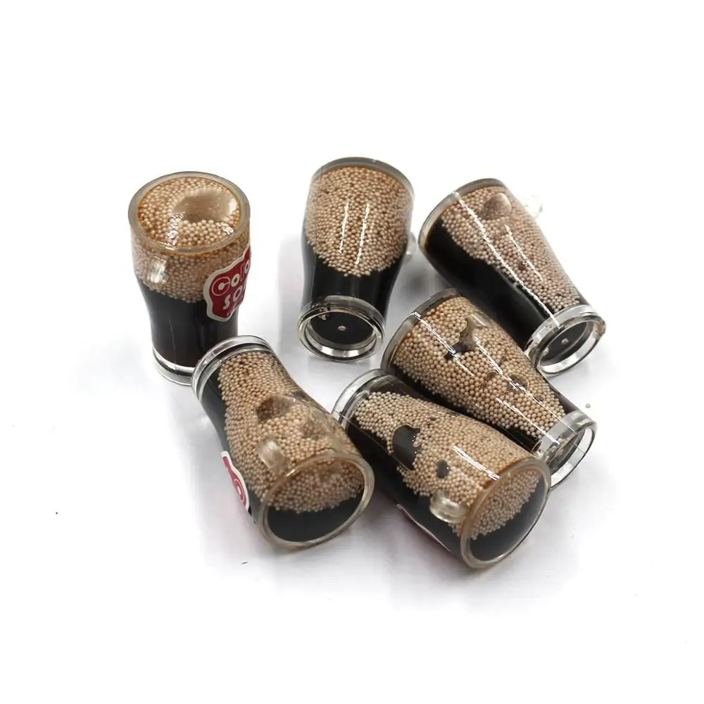 2 шт. маленькие пузырьки для напитков кавайный кабошон с отверстием аксессуары