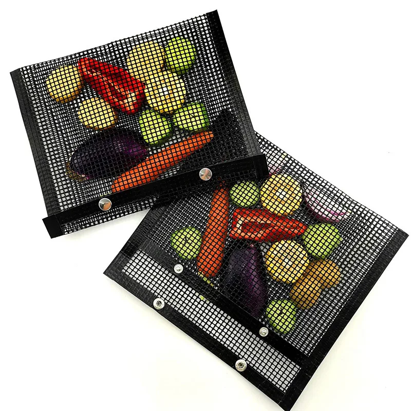 

Non-Stick BBQ Mesh Grilling Bag Kitchen Utensils Barbecue Isolation Net Pad Outdoor Cooking Grill Tools Kitchen Accessories