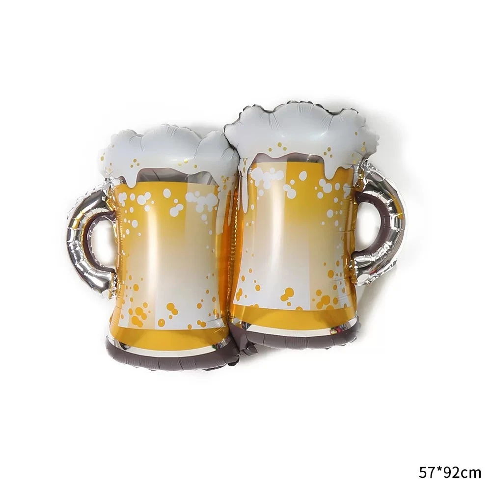 1 шт. винная бутылка бокал для вина воздушный шар из алюминиевой пленки взрослой