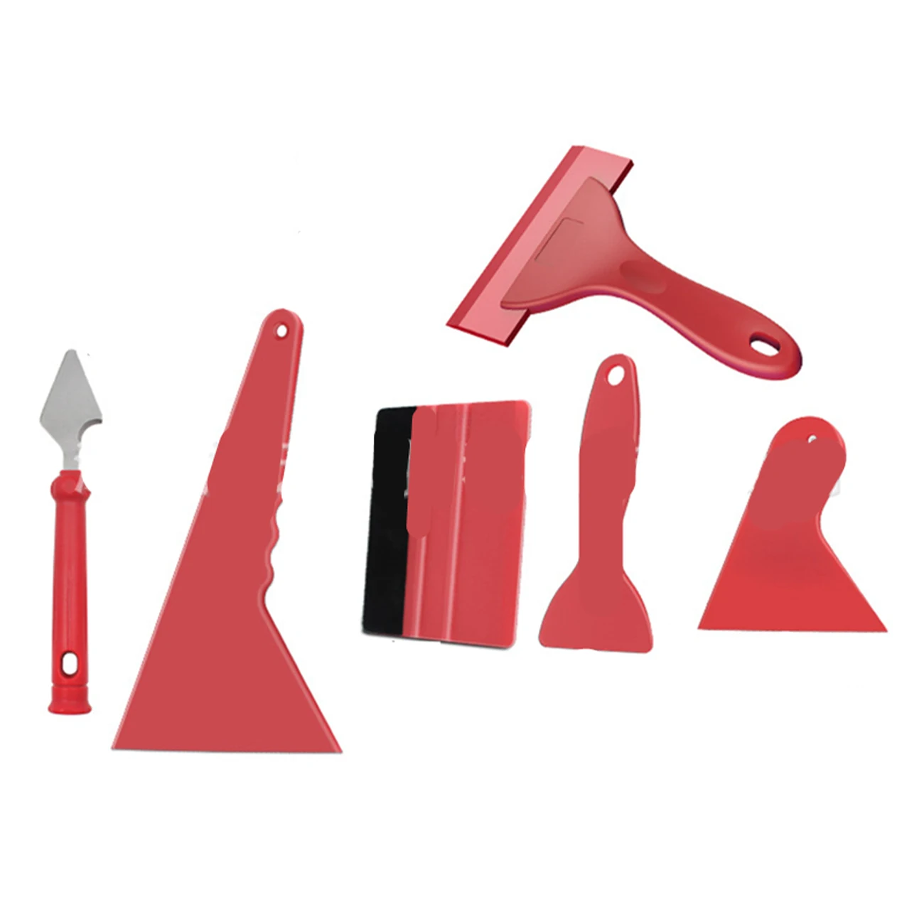 

13 pcs Car Vinyl Film Wrapping Tools Car Sticker Film Scraper Kit Auto Felt Squeegee Scraper Set Knife Decal Plastic Accessories
