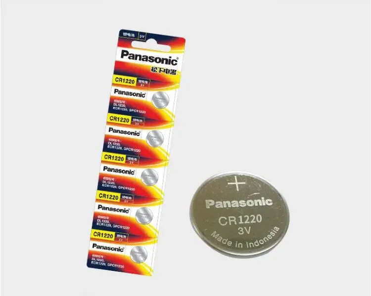 

10pcs/lot Panasonic CR1220 3V Lithium Battery Button Coin Batteries Cell DL1220 BR1220 ECR1220 LM1220 For PDA MP3 player