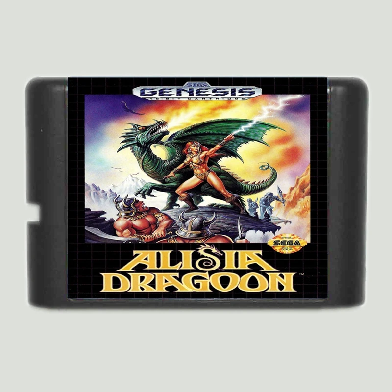 Алисия Драгон 16 бит MD игры Картридж для MegaDrive Genesis консоли|Картриджи| |
