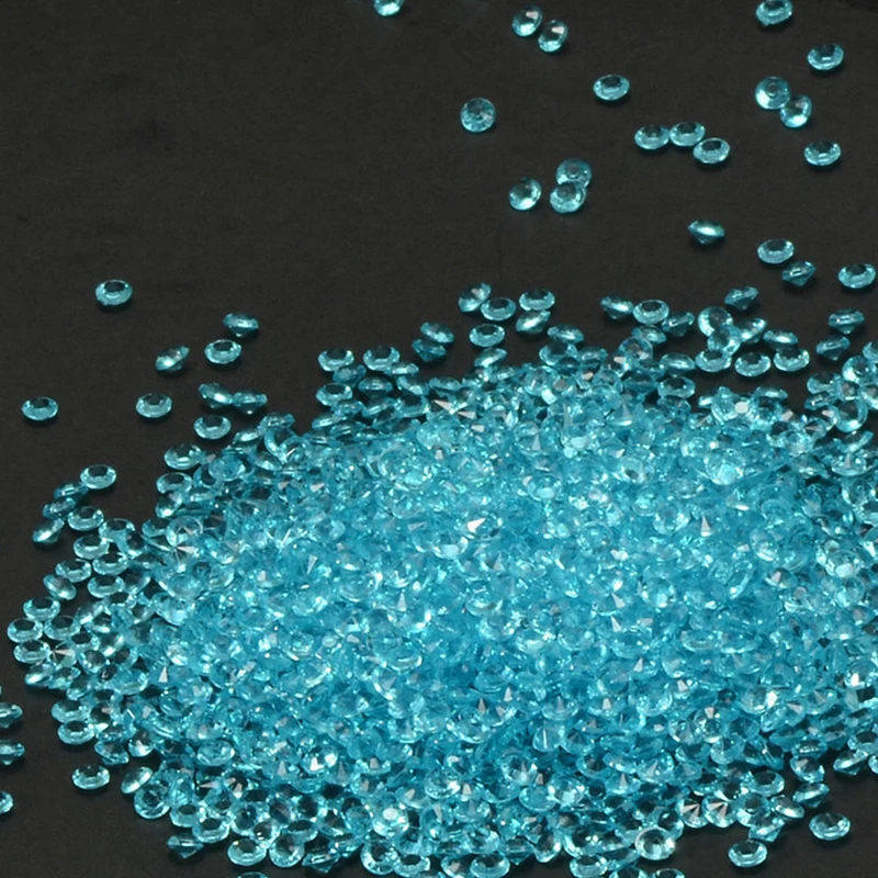 1000 шт Свадебные украшения акриловые кристаллические конфетти Стразы