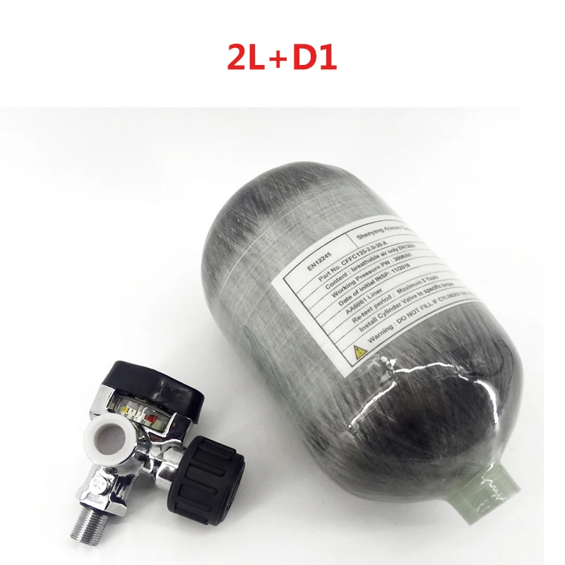 Acecare 2L HPA углеродное волокно Пейнтбольный бак Pcp воздушный пистолет 4500PSI охотничий цилиндр PCP воздушная винтовка/страйкбол ВВС Кондор с клапаном