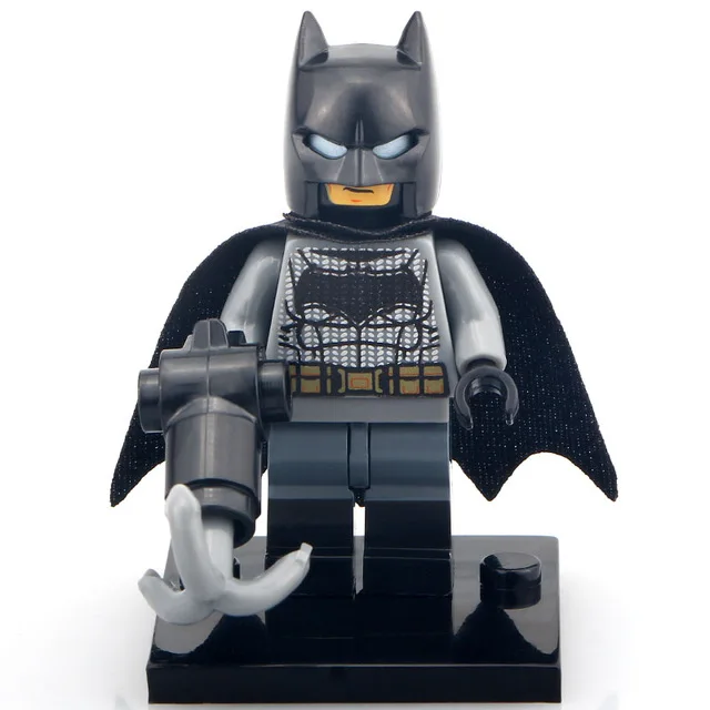 Светло-зеленый Одиночные кубики «Бэтмен» Red Son Batman-Tire Armor темные ночи: металлические беспощадные летучие мыши, которые смеются, строительные блоки, игрушки для детей - Цвет: Светло-зеленый