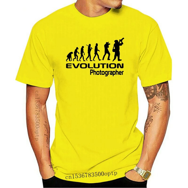 

New Evolution Of A Photographer Gift Photography Cameraman Mens T Shirt Size S-XXL tshirt Loose Size top Cool Casual pride t shi