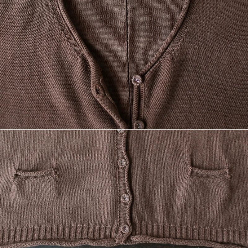 

NINI WONDERLAND Spring Solid Cotton Knit Sweater Coats 2020 Autumn Women Sweater Long Sleeve Casual Cardigan Femenino Loose Coat