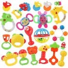 Детская игрушка-погремушка для младенцев, погремушки, игрушки, раннее развивающее устройство для младенцев, шейкер для развития рук, Игрушка-прорезыватель для новорожденных