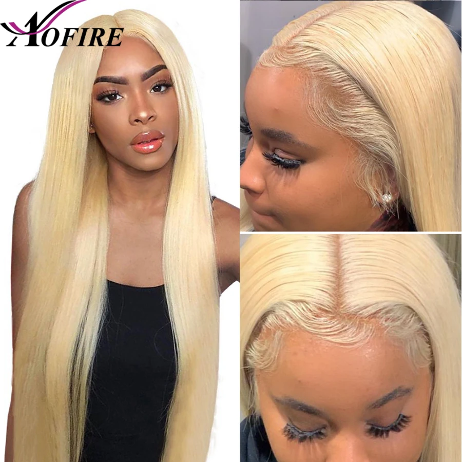 Парики #613 предварительно выщипанные бразильские волосы Remy прямые средняя часть