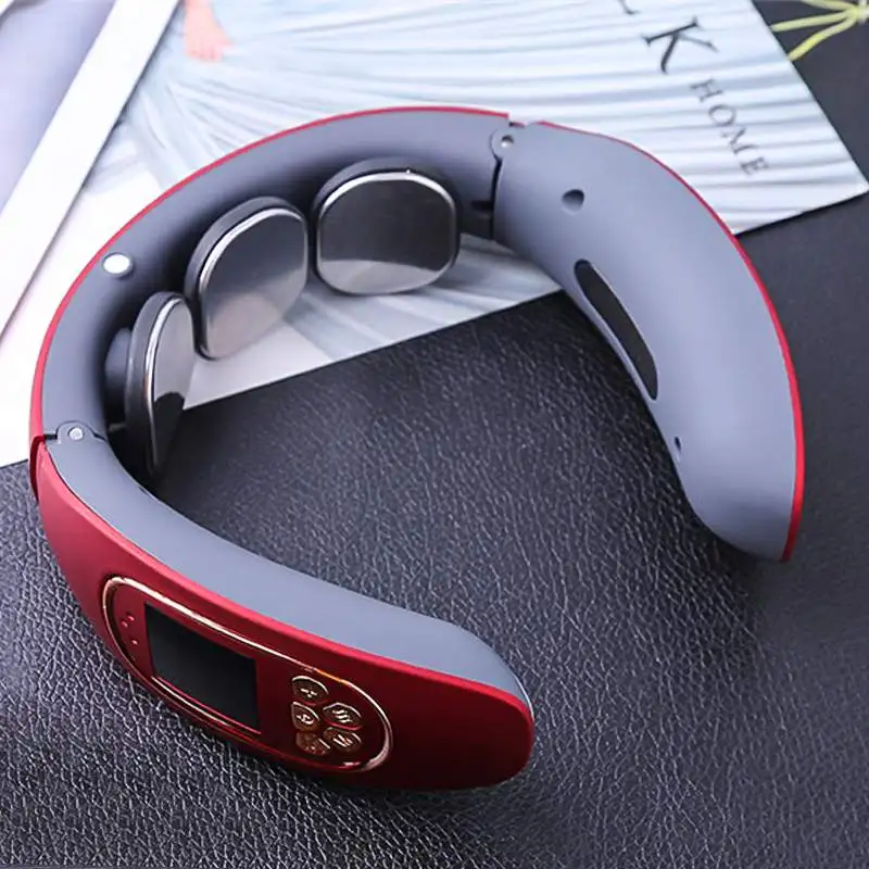 Электромагнитный шейный позвоночник бытовой портативный массажер для шейного