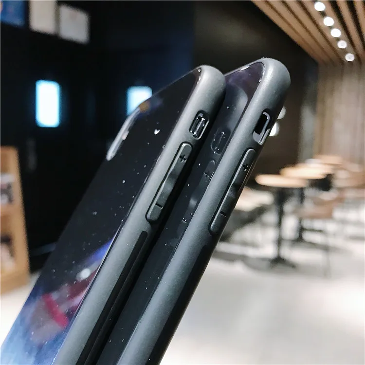 

Cosmic Starry Sky Glass Mobile Phone Shell Phone Cases iPhone 8 Plus Case iPhone XR Case