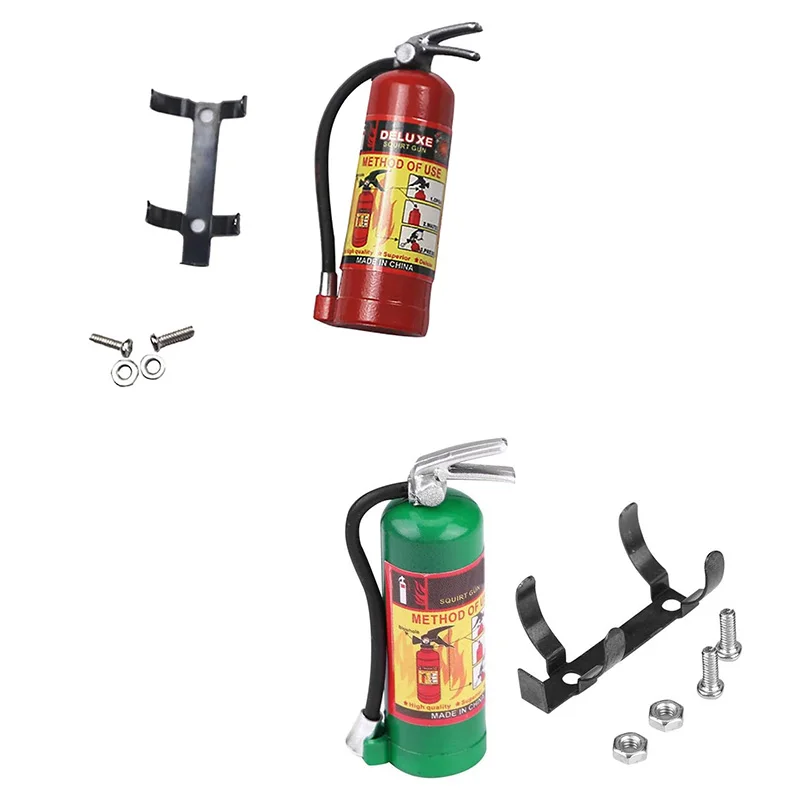 

RC Decoration Metal Mini Fire Extinguisher for 1/10 RC Crawler Axial SCX10 90046 Traxxas TRX4 Tamiya D90