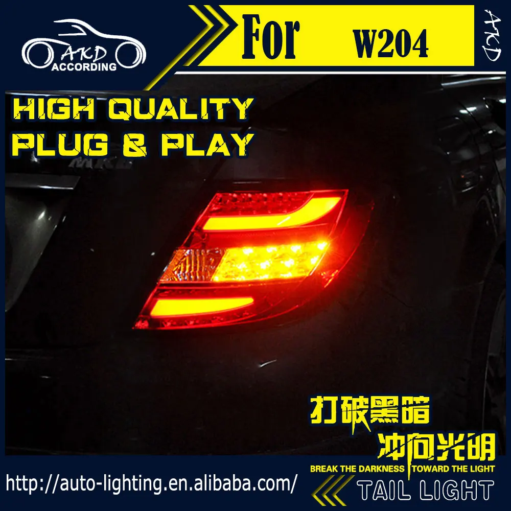 Автомобильный Стайлинг задний фонарь для Benz W204 задсветильник s 2008 2013 C200