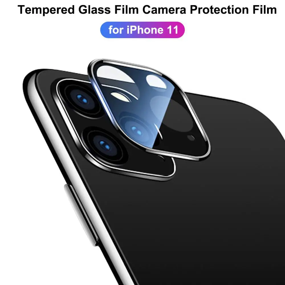 Защитная пленка для камеры для iPhone 11 Pro Max 11 Pro 11 полное прозрачное закаленное стекло+ металлическая Рамка протектор камеры для iPhone 11
