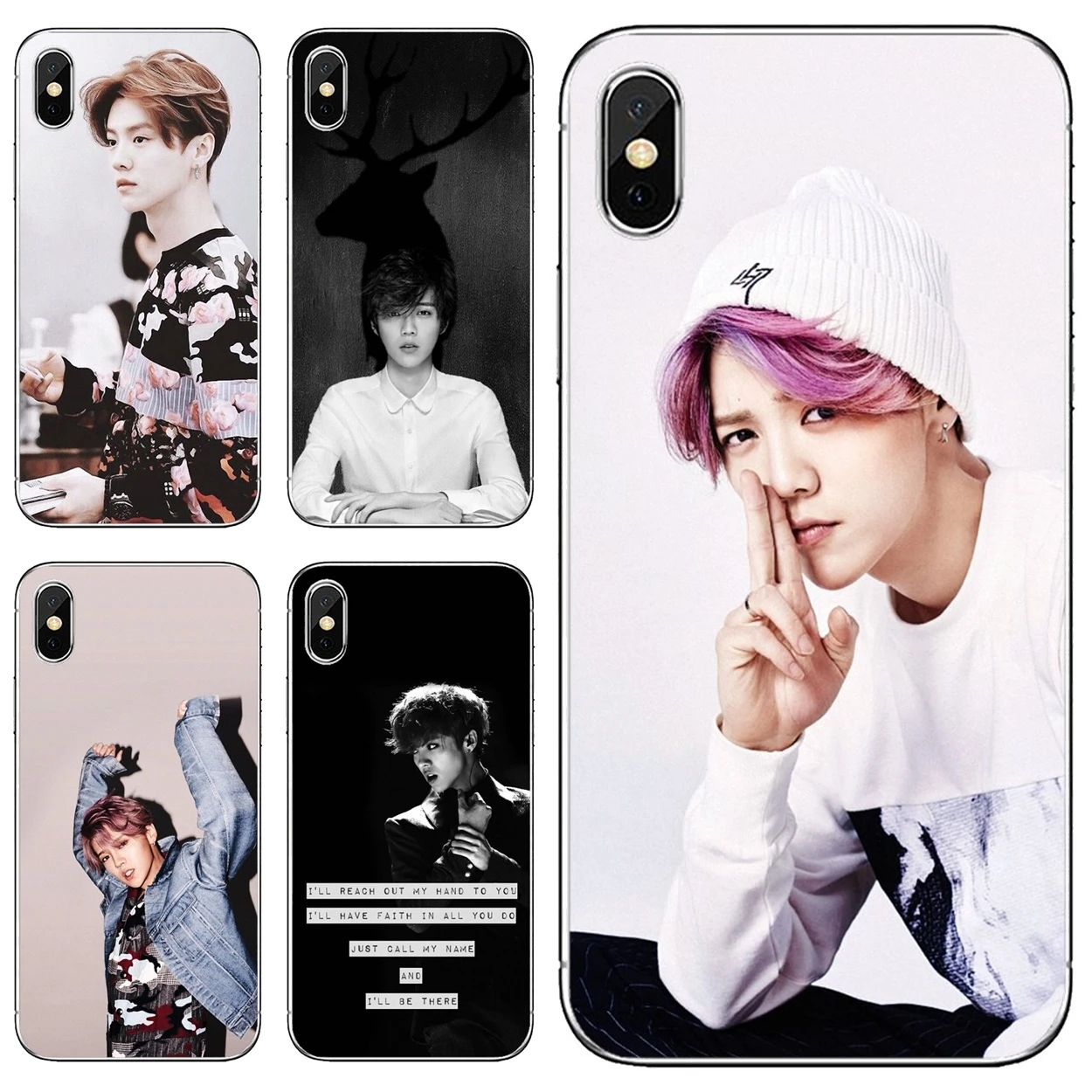 Мягкий чехол Корея-команда-KPOP-exo-luhan-постер для LG K10 K8 K7 K4 Nokia X6 2 3 5 6 8 9 230 3310 1 7 Plus 2017 2018