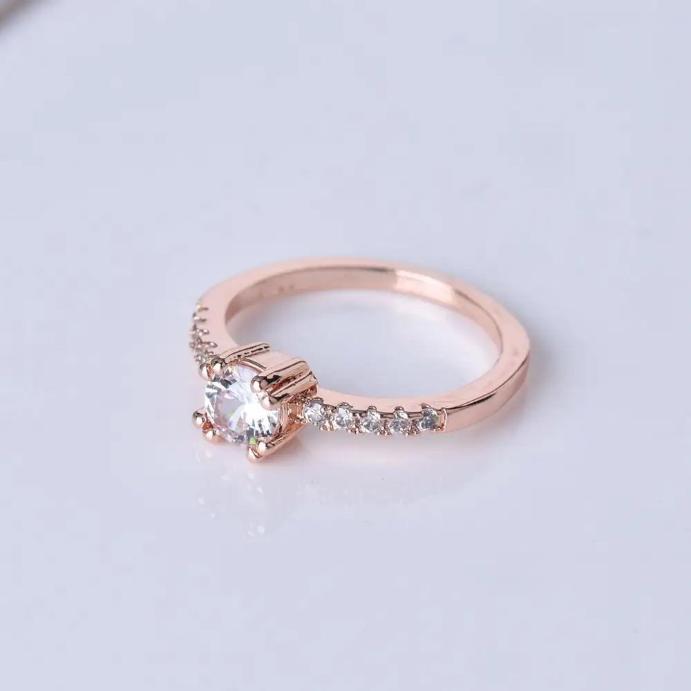 Роскошное простое циркониевое кольцо MENGYI женское свадебное украшение для