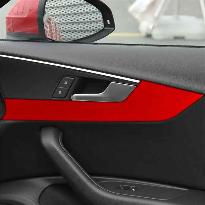 

Замшевая внутренняя дверная ручка, отделочная панель, дверная ручка для Audi A4L 2017-2021