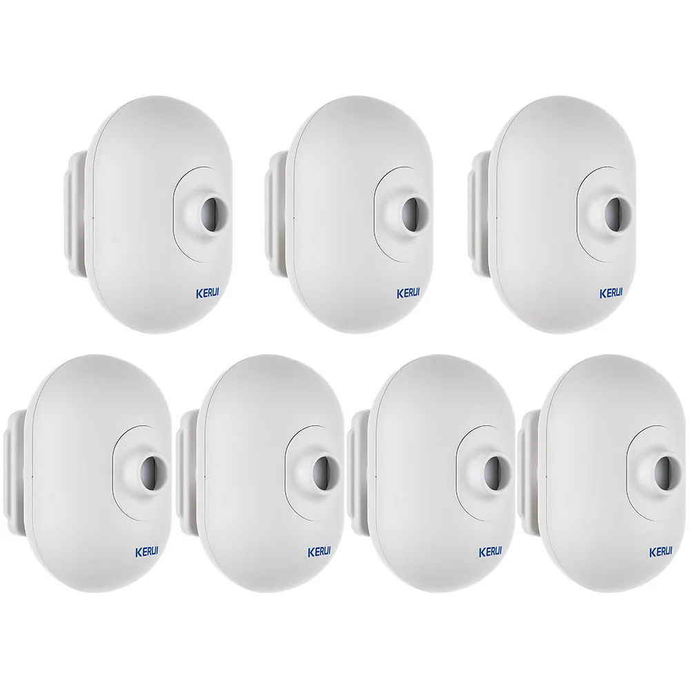 7 pcs KERUI P861 Открытый водонепроницаемый PIR датчик движения Детектор подъездной дороги гаража охранная сигнализация для охранной сигнализации системы - Цвет: 7 pcs