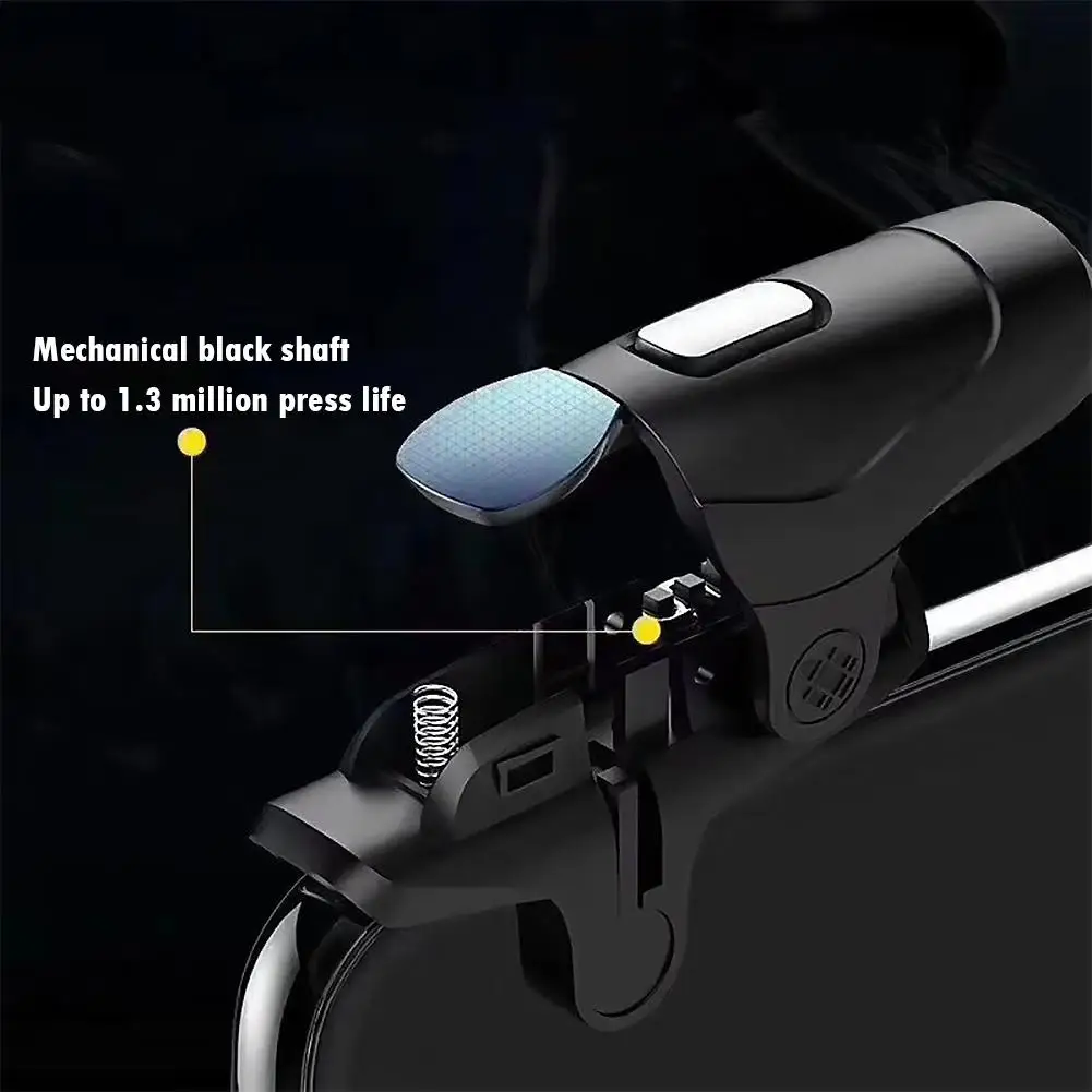 

JS30 Universal Game Controller Gamepad For PUBG Mobile Joystick Grip Trigger Button for iPhone Android Mobile Phone PUBG Gaming