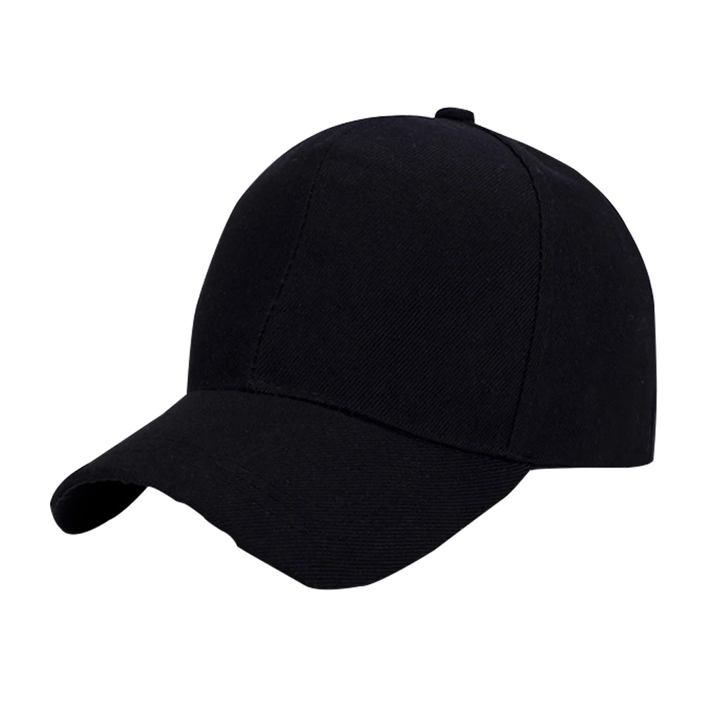 Модная Повседневная однотонная Бейсболка унисекс для занятий спортом на