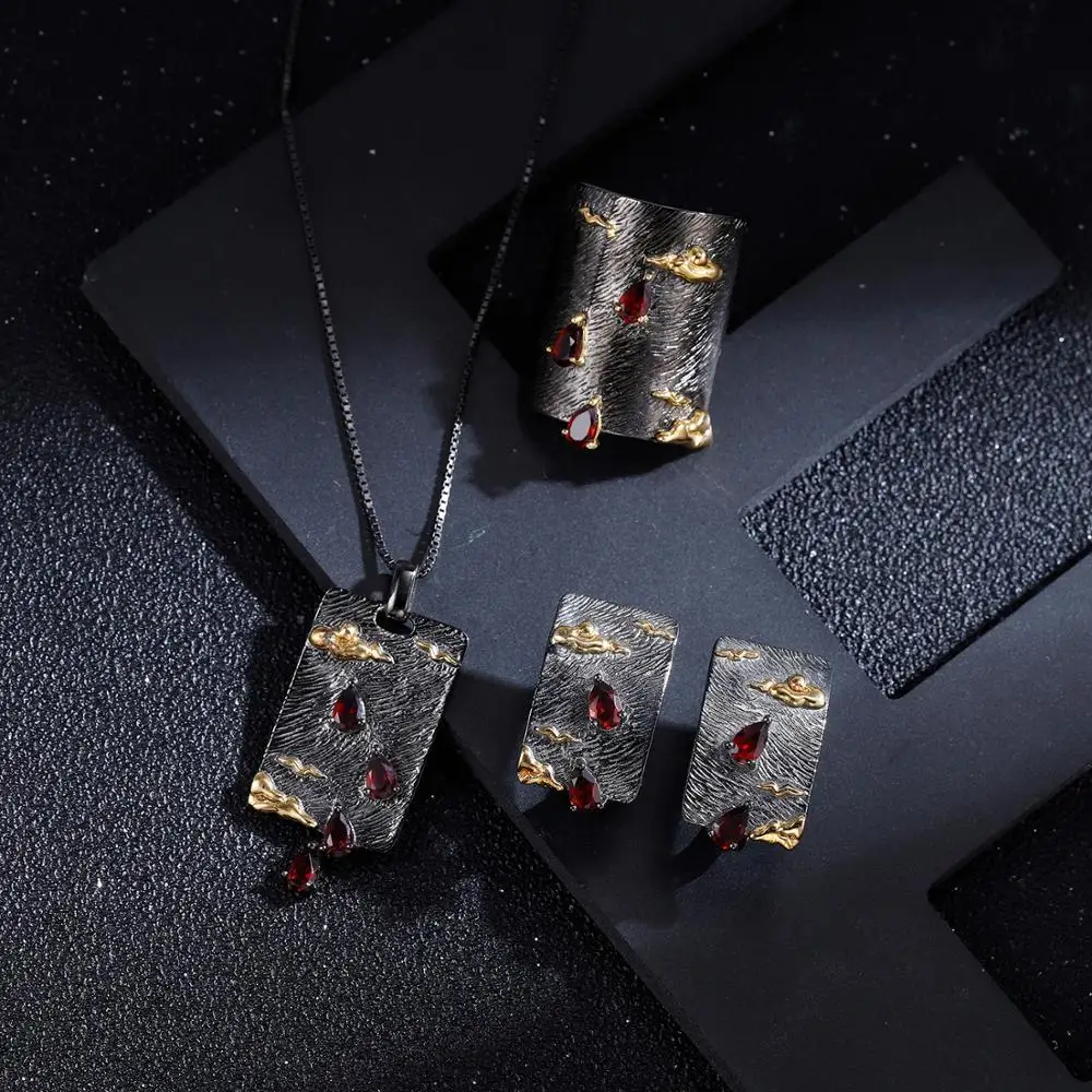 Gem балетки 925 пробы серебряные клипсы ручной работы облака как море натуральный