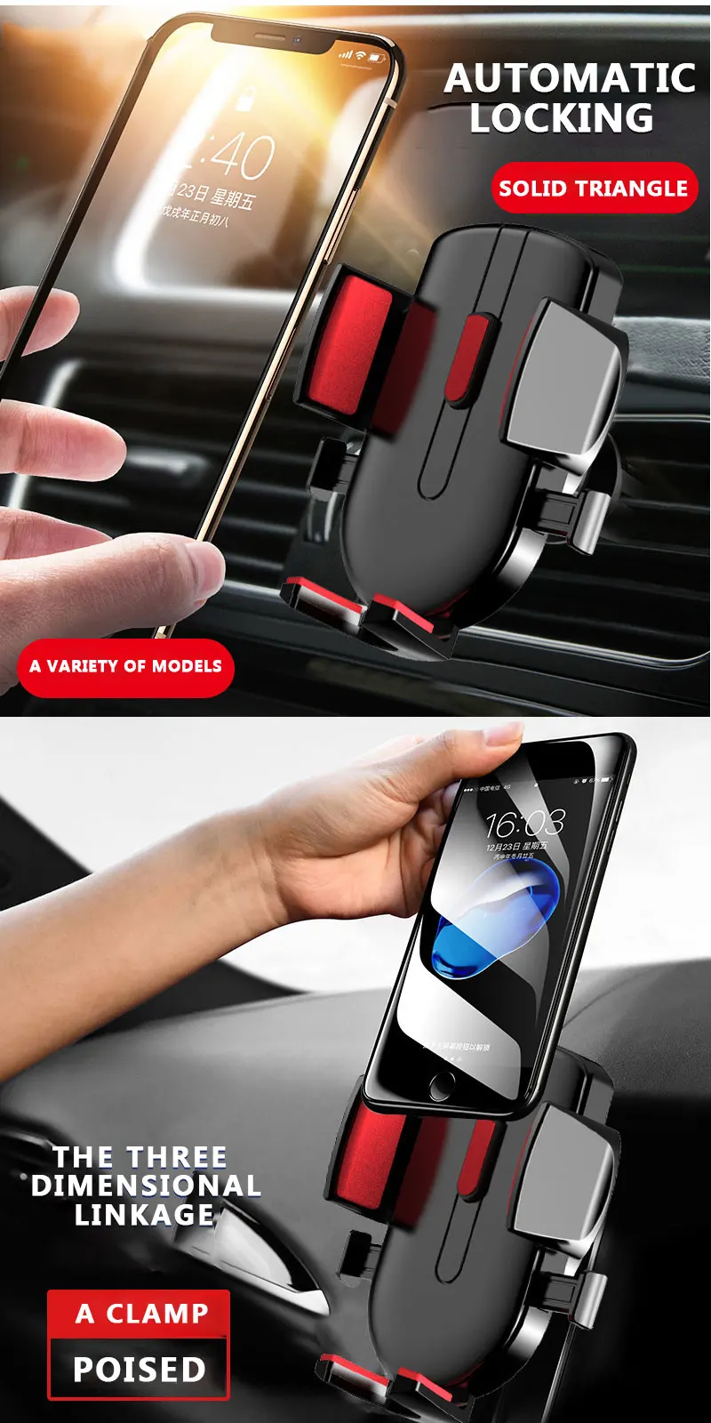 mobile holder for wall OLNYLO Sucker Car Phone Holder Mobile Phone Holder Stand In Car No Magnetic GPS Mount Support For iPhone 13 12 11 Xiaomi HUAWEI mobile stand for home