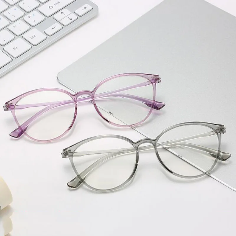 Cat Eye Clear Lens Women Optical Eyewear Myopia Spectacle Glasses-0.5-1.0-1.5-2.0-2.5-3.0-3.5-4.0-4.5-5.0-5.5-6.0