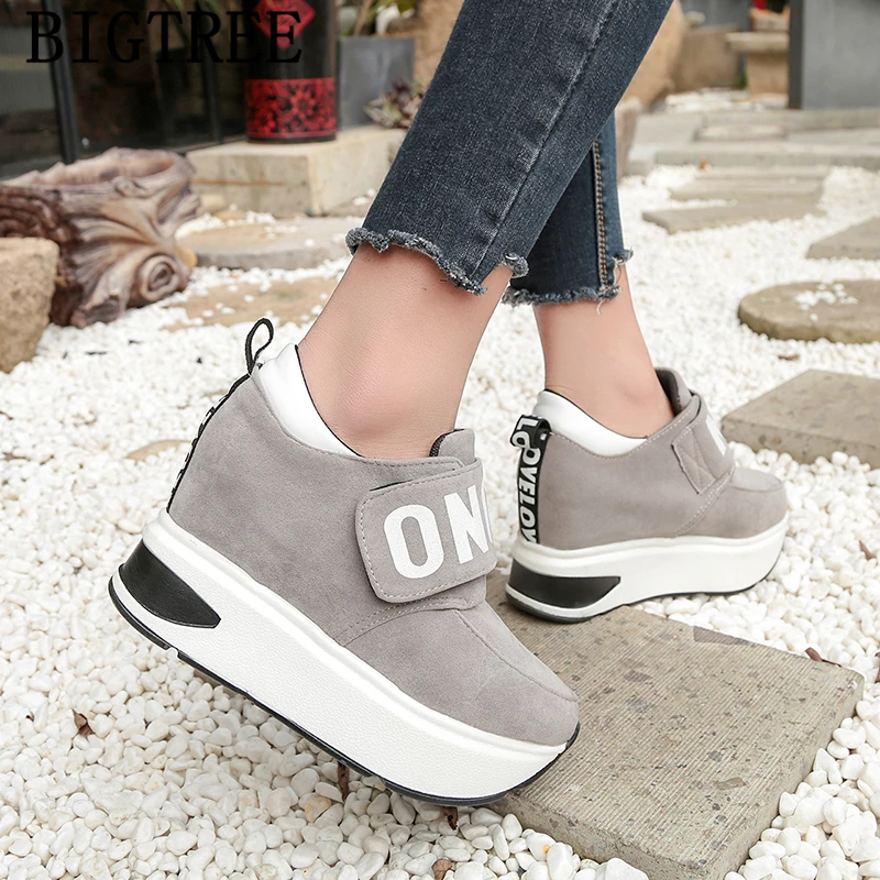 Мокасины женские кроссовки на платформе увеличивающие рост повседневная обувь