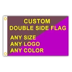 Индивидуальный флаг с любым логотипомразмеромцветным летающим баннером 100D, полиэфирная реклама, фотопарад, общежитие