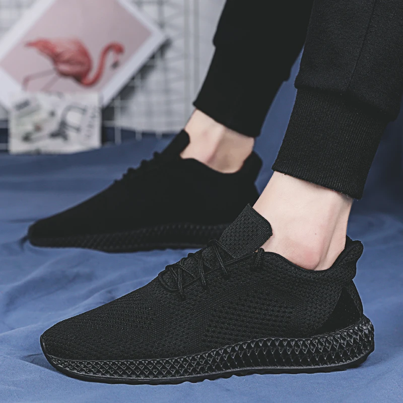 2019 легкая мужская обувь дышащая повседневная на плоской подошве мужские белые