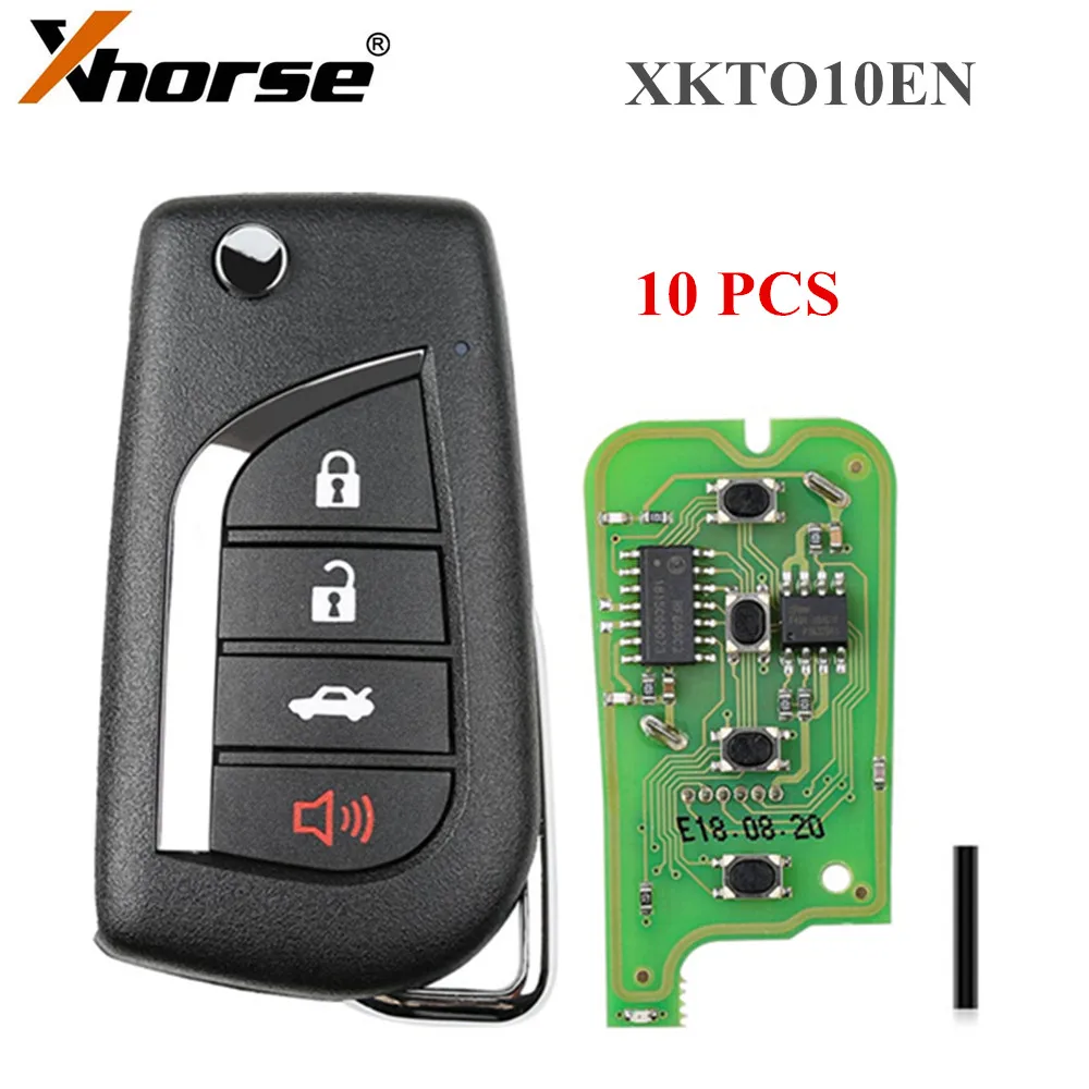 Универсальный проводной пульт дистанционного управления XHORSE XKTO10EN TO Y.T Style(Flip-4BTN) 4