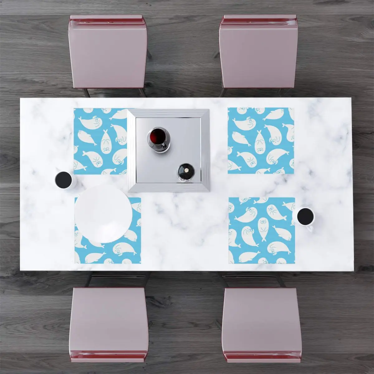 Мультяшный Морской льв Медведь Полярный медведь подставка для обеденного стола