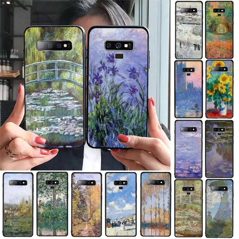 Клод монет картина маслом с изображением подсолнуха чехол для телефона Samsung Galaxy
