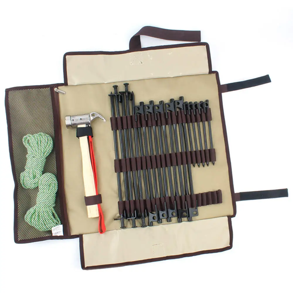 Походная сумка для палатки аксессуары хранения молоток ветряная веревка колышки