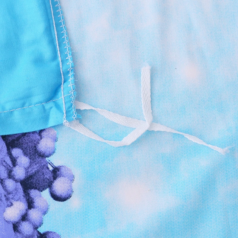 Disney Blue Frozen 2 Эльза Анна Принцесса 100% хлопок постельное белье Комплект постельного