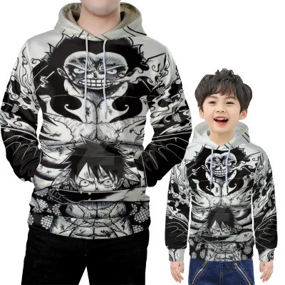 

Cartoon Anime One Piece Luffy Hoodie 3D Printed Jacket Winter Manga Harajuku Japanese Hoodie Boy Girl Clothes, Drop Ship