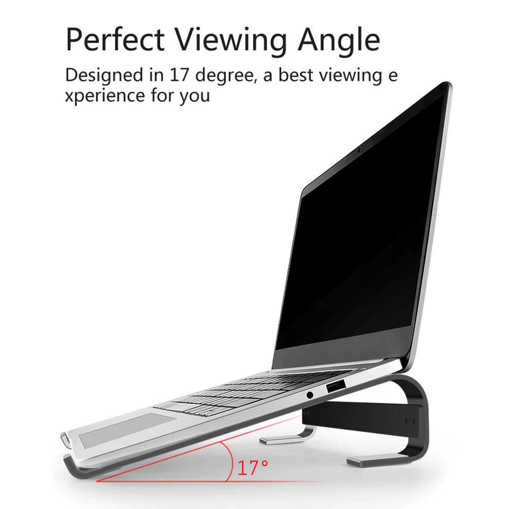 

Notebook Holder Cooler Laptop Accessories Aluminum Alloy Laptop Stand Holder Non-Slip Notebook Desk Support Bracket Riser
