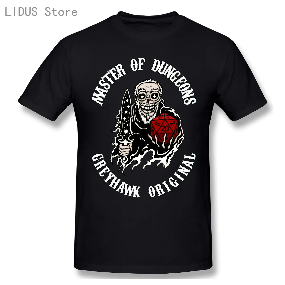 

2021 Fashion Graphic T-shirt Cartoon Anime Master Of Dungeons - Greyhawk Original Short Sleeve Casual Men Cotton T shirt Top