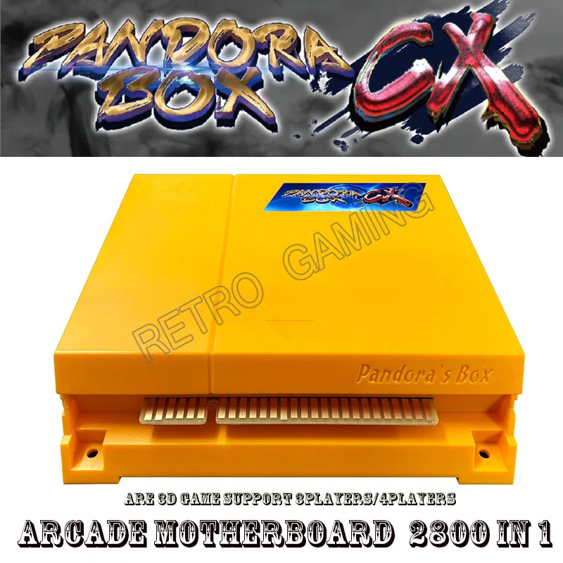 

Материнская плата высокой степени записи Pandora box CX 2800 в 1 поддерживает несколько выходных портов типов геймпадов подключается к USB для игр