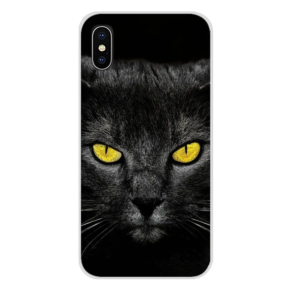 С черными котиками и смотреть в глаза силиконовый чехол-сумка для htc один U11 U12 X9 M7