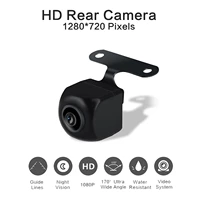 dasaita universal rear view camera 1080p with fisheye hd lens backup camera auto parking monitor waterproof car image for night