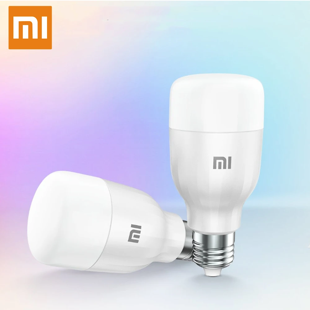 Глобальная версия Xiaomi Mi светодиодная умная лампа Эфирное белое и цветное