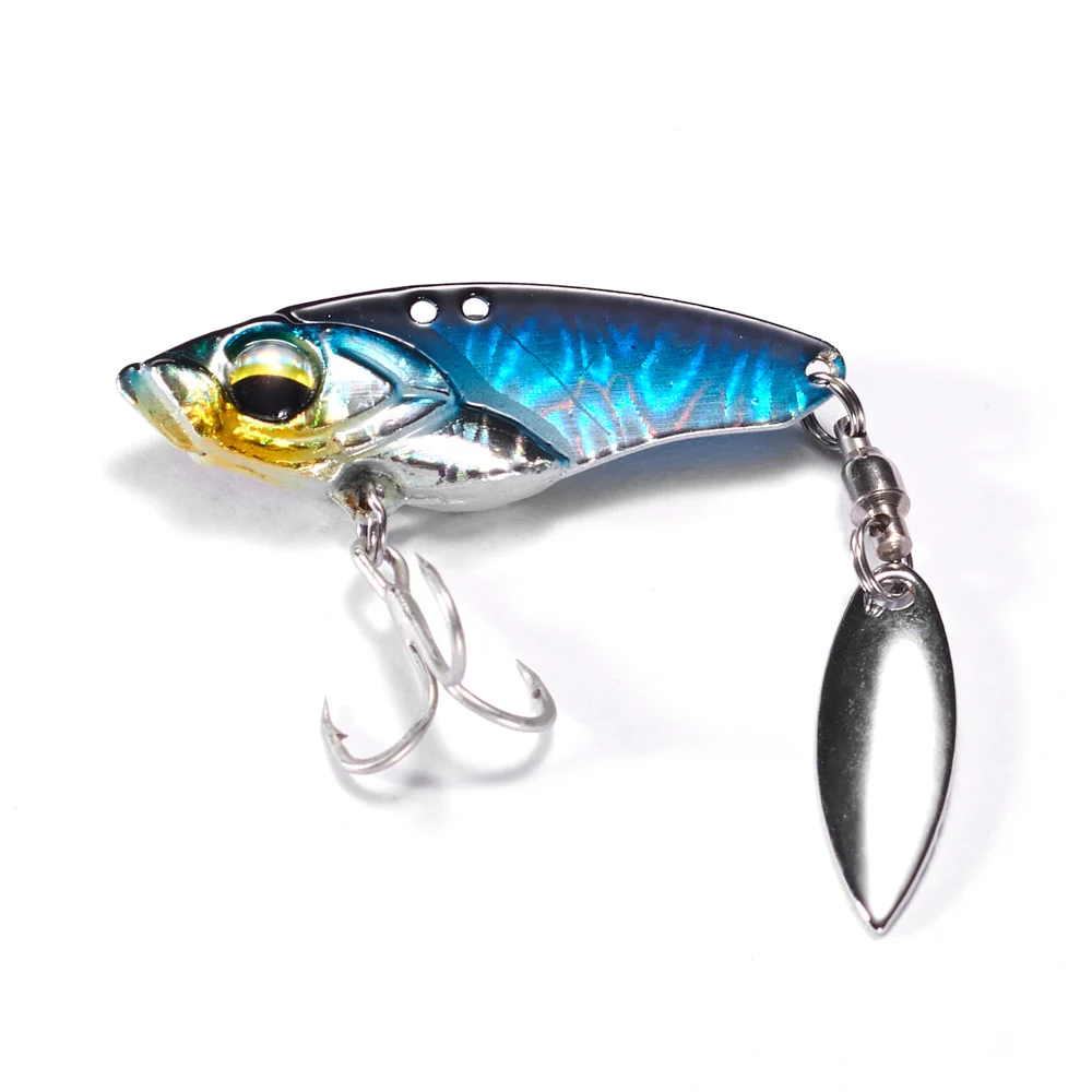 

5pcs Artificial Fishing Lure Jigging Metal Hard Bait Spoon Jig Painting Vib 5/7/10/14/18g Wobbler Sets Vibration Pike Swim Set