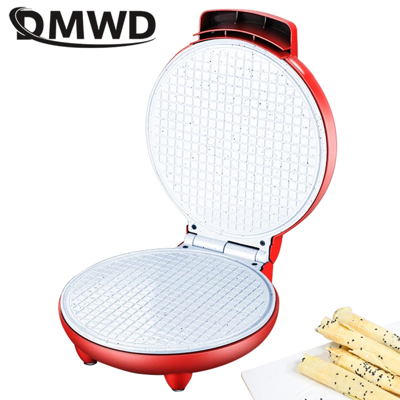 DMWD электрическая машина для приготовления яиц DIY конус для мороженого хрустящая форма для омлета блинная форма для выпечки вафли блинчики пирог гриль для жарки