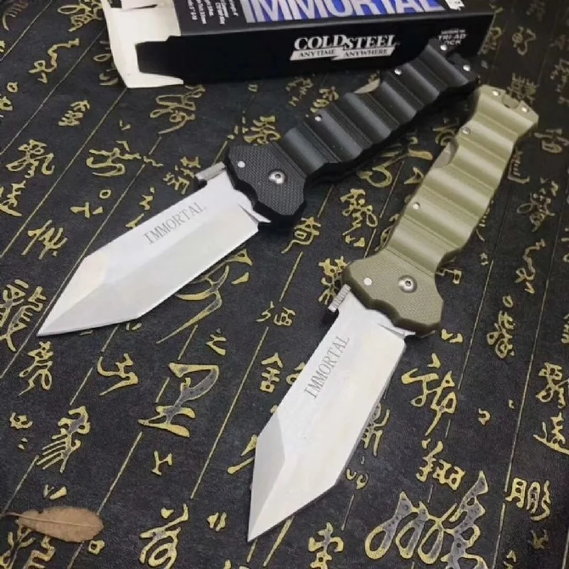 

Новый складной нож из холодной стали 23GVG высокого качества, Карманный военный нож для самообороны для кемпинга и безопасности, инструменты ...