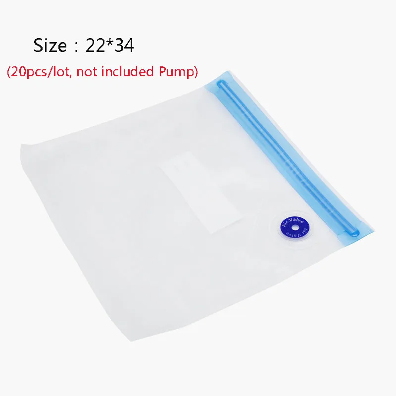 Vacuum bag-22x34 Портативная маленькая вакуумная упаковочная машина многоразовые вакуумные пакеты для продуктов питания с насосом USB пищевая вакуумная упаковочная машина Вакуумные пакеты - Цвет: Vacuum bag-22x34