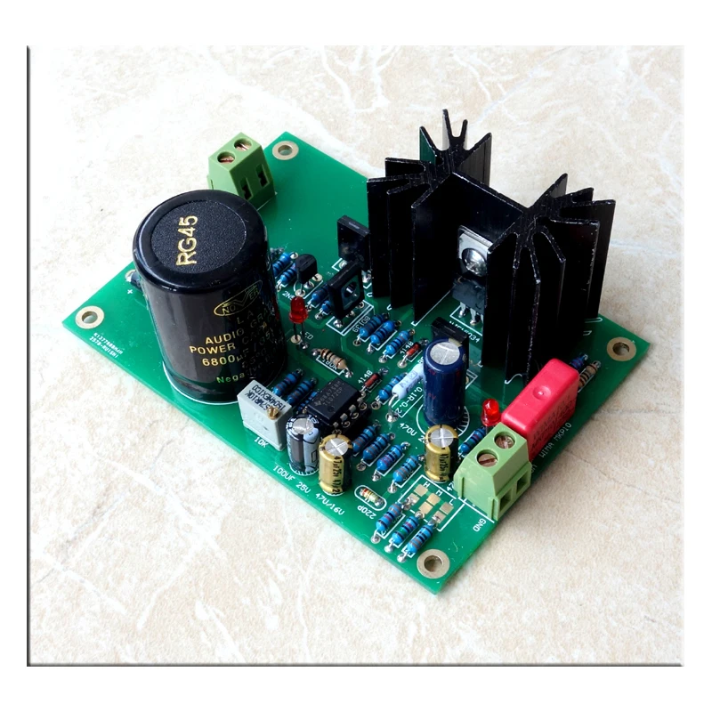 Двойной усилитель Op TL072 STUDER900 с регулируемым блоком питания готовая плата