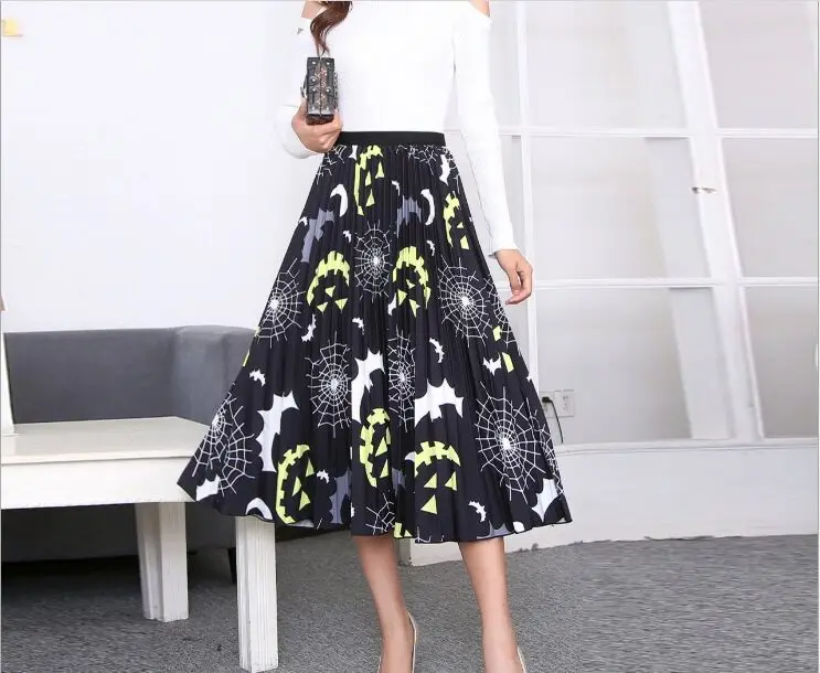 

Новая женская юбка с принтом на резинке