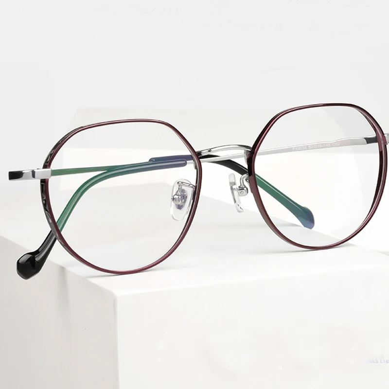 Титановые мужские прозрачные оправы для очков женские дизайнерские