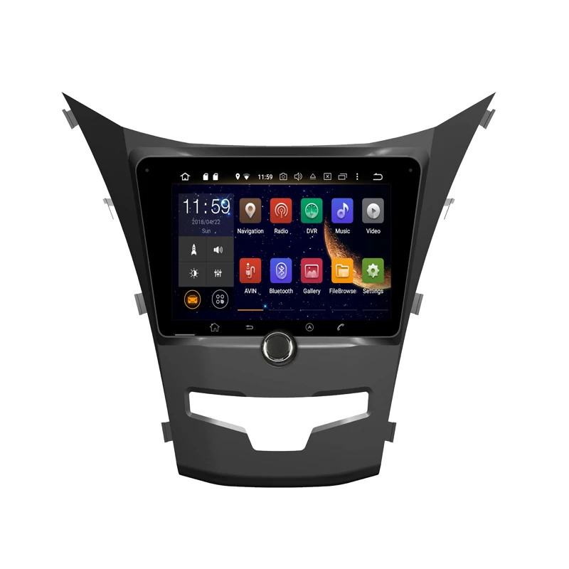Автомобильное радио Android 10 стерео мультимедийный плеер для Ssangyong korando 2014 2015 2016
